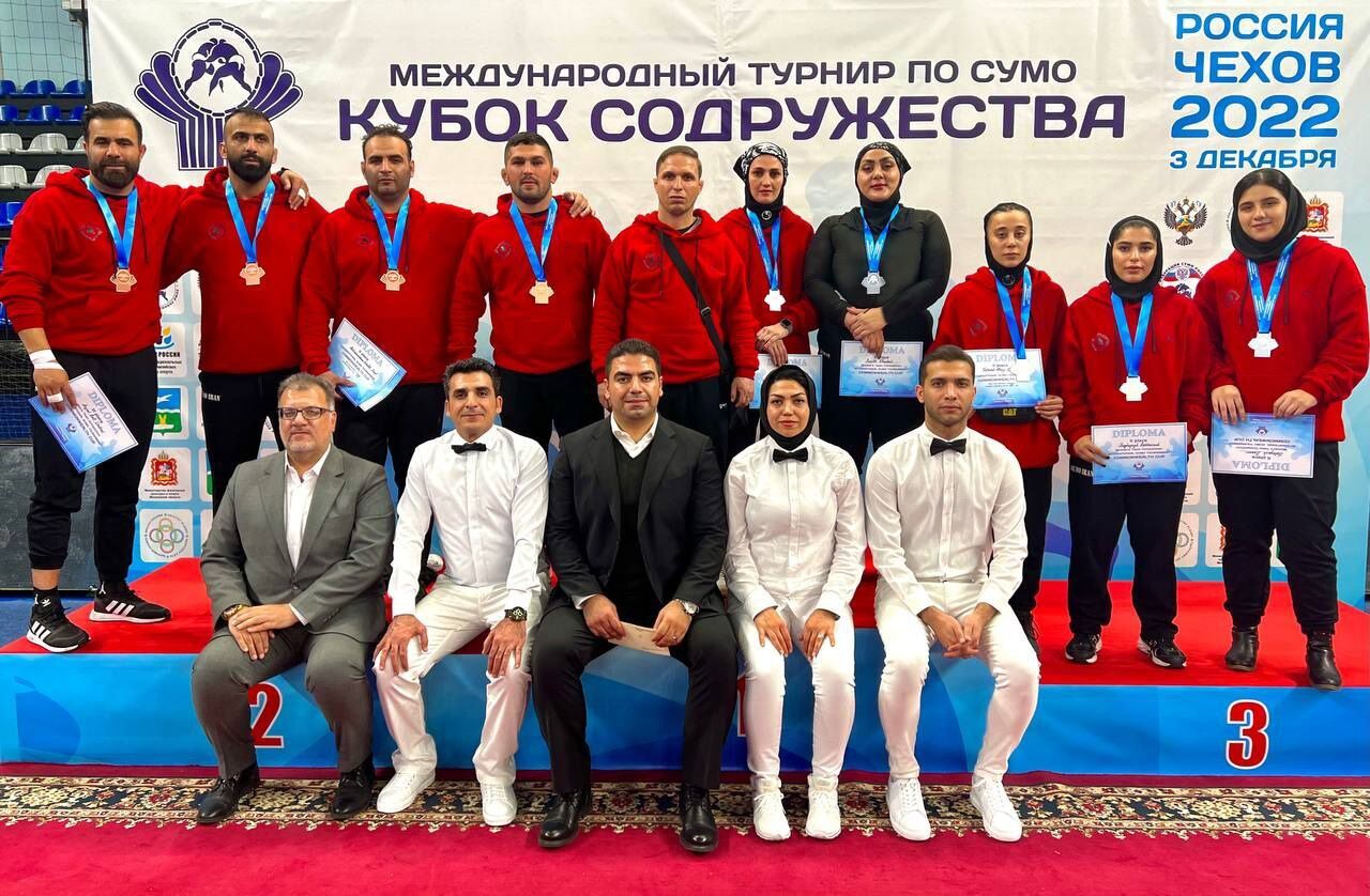 نایب قهرمانی تیم ملی سومو ایران در جام جهانی مسکو