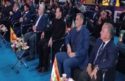آغاز مراسم افتتاحیه مسابقات جهانی پرورش‌اندام در تهران