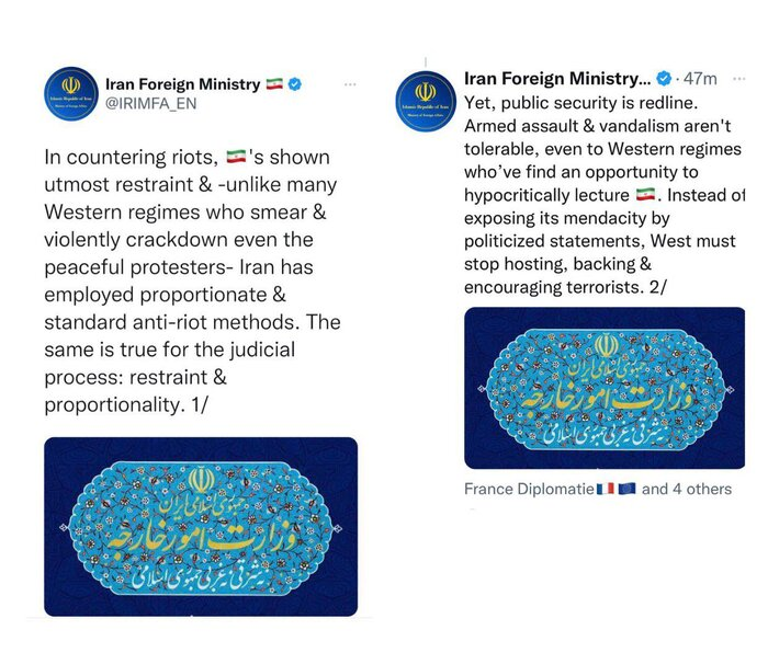 Iran: West should stop hosting, backing، encouraging terrorists