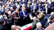 فیلم/ پیکر استاد قره‌باغی در تبریز تشییع شد