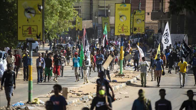 تظاهرات سودانی‌ها علیه توافق گروه‌های سیاسی این کشور