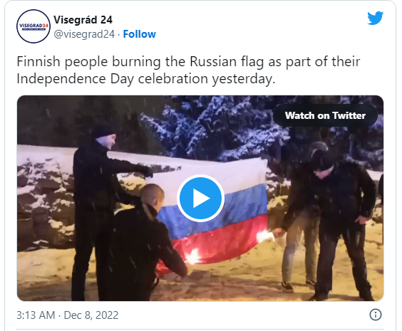 اعتراض شدید مسکو به فنلاند پس از توهین به پرچم روسیه