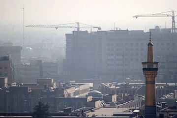 کیفیت هوای پنج منطقه کلانشهر مشهد در شرایط آلوده است