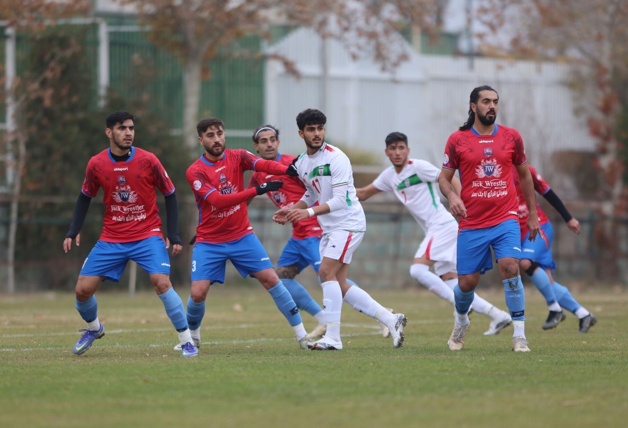 پیروزی نساجی مازندران مقابل نوجوانان ایران