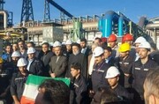 کارخانه احیای مستقیم فولاد قاینات با حضور رئیس جمهور افتتاح شد + فیلم