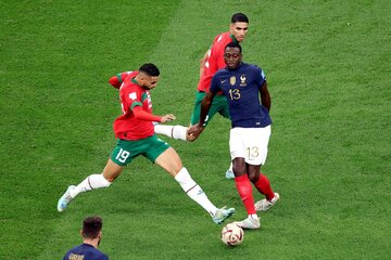 Coupe du monde 2022 : en image une demi-finale opposant la France et le Maroc