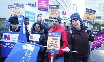 اعتصاب بی‌سابقه پرستاران در بریتانیا