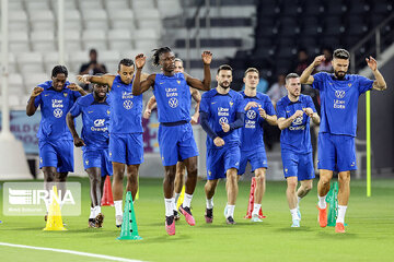 Coupe du monde 2022 : l'entraînement de l'équipe de France de football