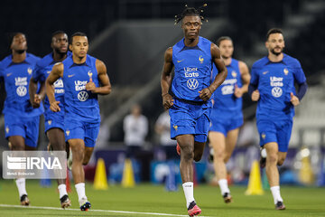 Coupe du monde 2022 : l'entraînement de l'équipe de France de football