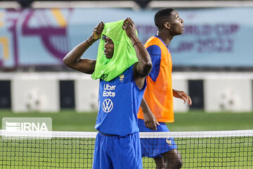 Coupe du monde 2022 : l'entraînement de l'équipe de France de football