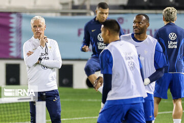 Coupe du monde 2022 : l'entraînement de l'équipe de France de football