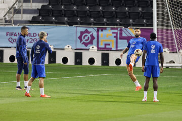 Coupe du monde 2022 : l'entraînement de l'équipe de France de football