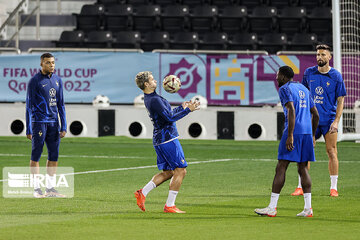 Coupe du monde 2022 : l'entraînement de l'équipe de France de football