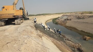 لایروبی بیش از یک میلیون و ۲۶۰ هزار مترمکعب از کانال‌های آبیاری شمال خوزستان