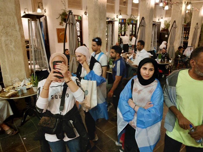 همه در جشن قهرمانی آلبیسلسته؛ دوحه امشب پایتخت جدید آرژانتین بود