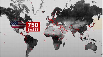 ۷۵۰ پایگاه «جنگ دوست‌ترین کشور جهان» در ۸۰ کشور