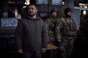 بازدید زلنسکی از شهر جنگ زده باخموت اوکراین / سفر احتمالی به آمریکا در آینده نزدیک