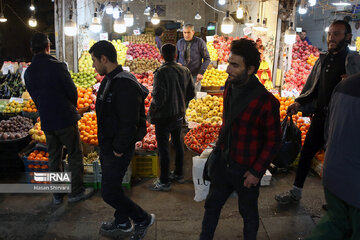 Iranian people preparing for Yalda night