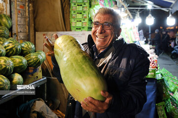 Iranian people preparing for Yalda night