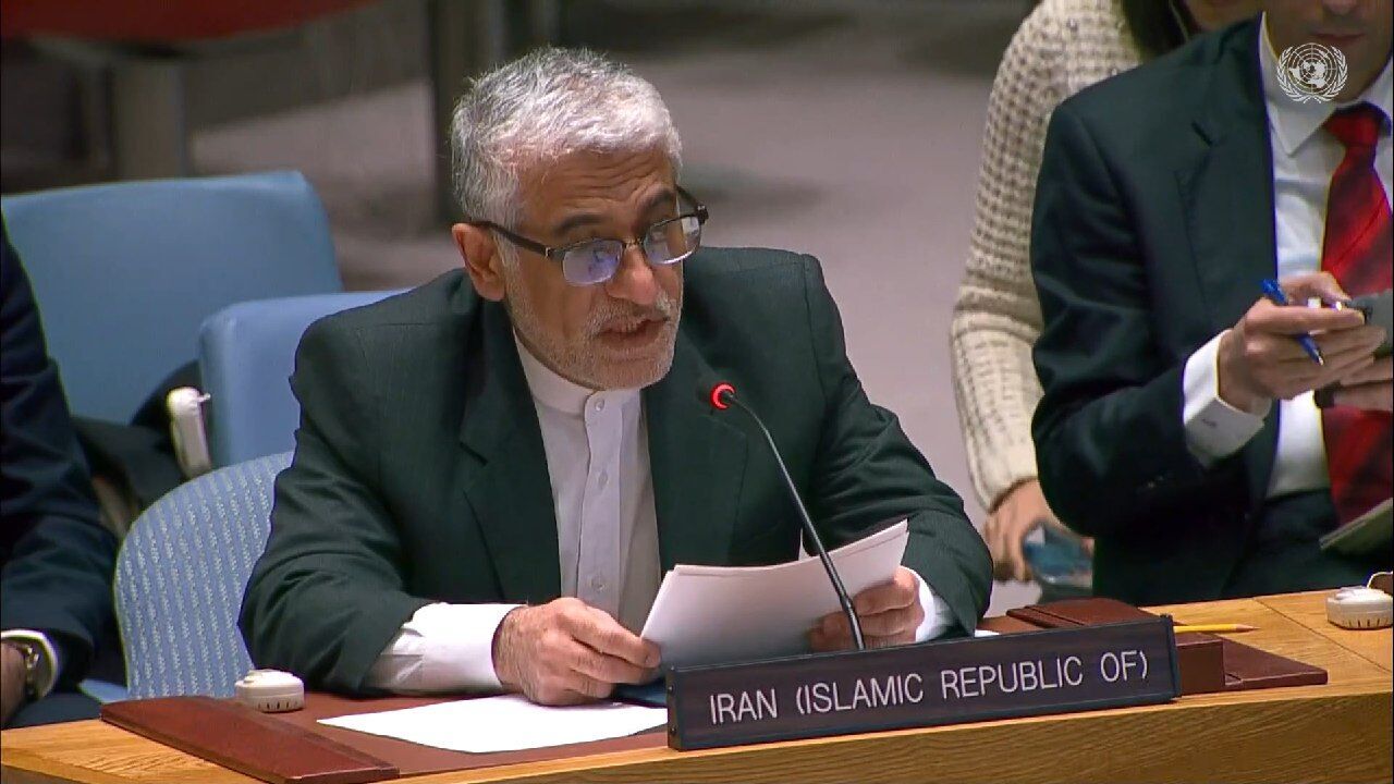 اقوام متحدہ میں ایرانی سفیر نے شام کے قدرتی وسائل کی چوری کی مذمت کی