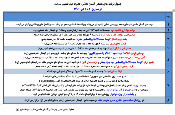 «شهرری» سوگوار و سیاهپوش شهادت بی‌بی دوعالم