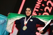 Эльхам Хоссейни – лучшая иранская тяжелоатлетка в мире
