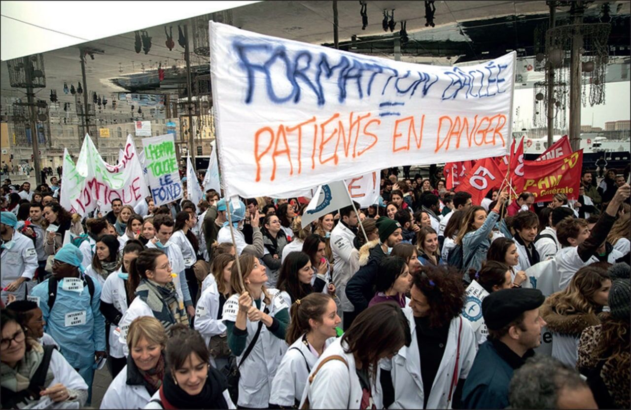 Une semaine de grève des médecins en France