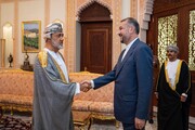 El ministro Amir Abdolahian y el Sultán de Omán se reúnen en Mascate 
