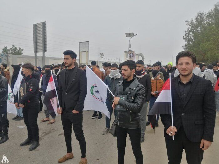 طلبة الجامعات العراقية يحيون ذكرى شهداء قادة النصر 