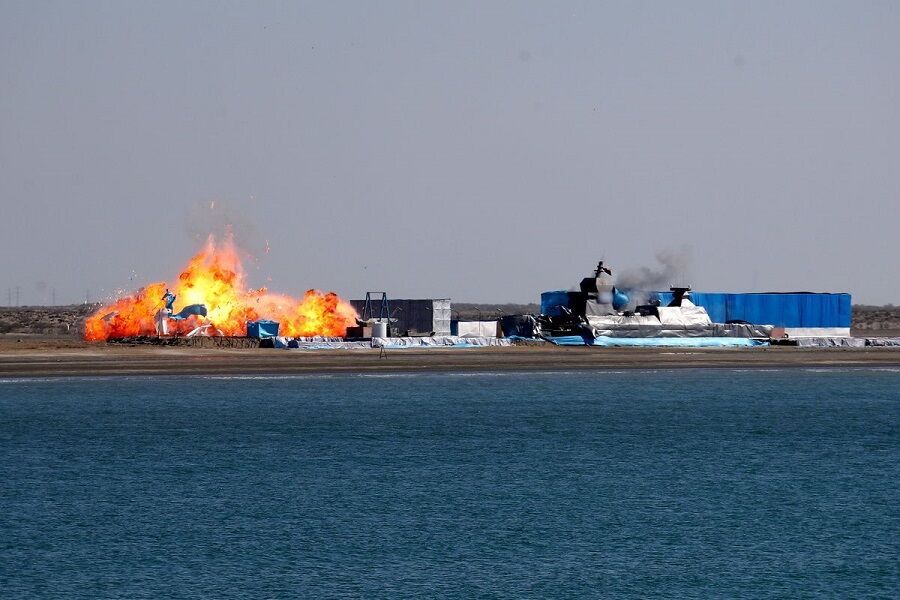 Iranian Navy drones successfully destroy simulated targets