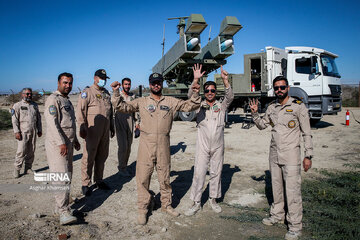Ghadir missile system in Zolfaqar 1401 drills