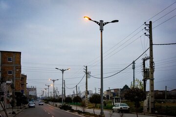 تعدیل روشنایی معابر خراسان شمالی ۲.۳ مگاوات مصرف برق را کاهش داد