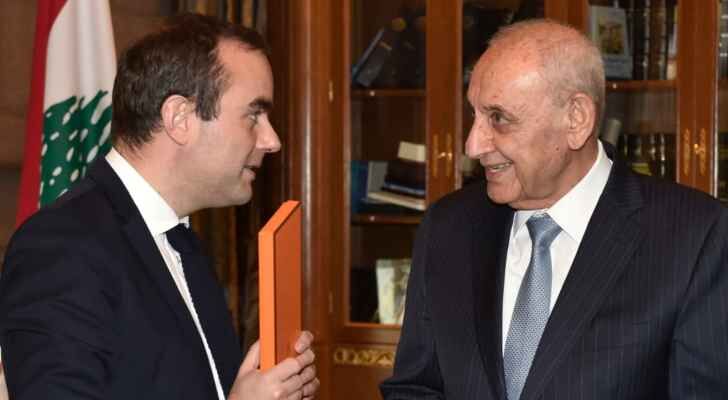 دیدار وزیر دفاع فرانسه با نبیه بری و رهبران نظامی لبنان