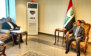لقاء ثنائي بين السفير الإيراني لدى بغداد ووزير النقل العراقي