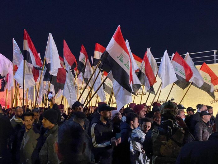 العراقيون يحيون الذكرى الثالثة لاستشهاد الشهيدين سليماني وأبو مهدي المهندس