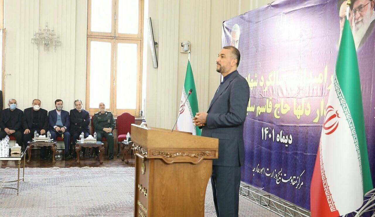 Amir Abdolahian: El deber inherente de la Cancillería es perseguir legalmente el cobarde asesinato del general Soleimani