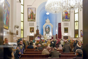 Baptism ceremony of Jesus Christ in Tehran