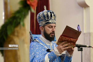 Baptism ceremony of Jesus Christ in Tehran