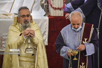 Baptism ceremony of Jesus Christ in Tehran