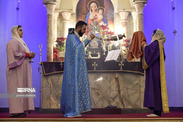 Baptism ceremony of Jesus Christ in Tehran