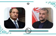 Die Außenminister Irans und Syriens erörtern bilaterale Beziehungen und Entwicklungen in der Region
