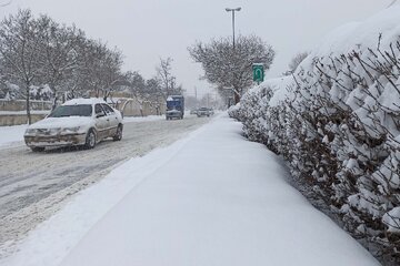 Hiver 2023 : chutes de neige à Ardebil au nord-ouest de l’Iran