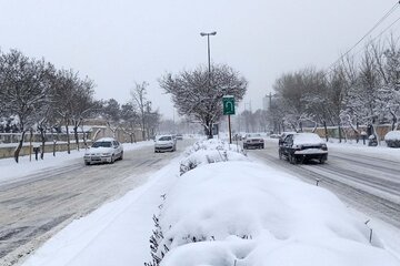 Hiver 2023 : chutes de neige à Ardebil au nord-ouest de l’Iran