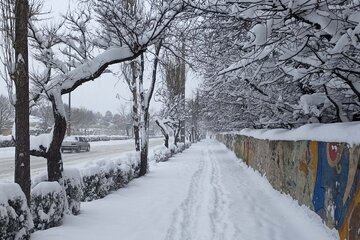 Hiver 2023 : chutes de neige à Ardebil au nord-ouest de l’Iran