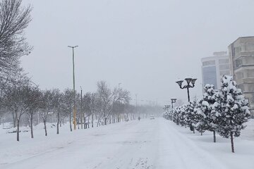 Hiver 2023 : chutes de neige à Ardebil au nord-ouest de l’Iran