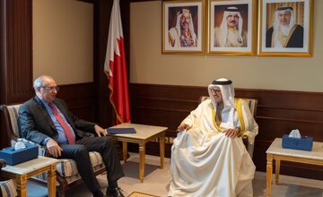 دیدار سفیر رژیم صهیونیستی با وزیر خارجه بحرین