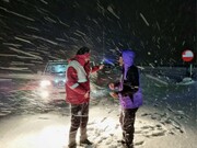 ۴۳۳ مسافر گرفتار در برف و کولاک خراسان رضوی امدادرسانی شدند