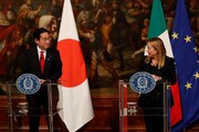 تقویت همکاری‌های دفاعی-تجاری-اقتصادی، محور دیدار سران ژاپن و ایتالیا