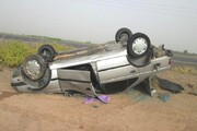  واژگونی خودرو در جاده استرک _ مشهد اردهال یک کشته و یک مصدوم بر جا گذاشت