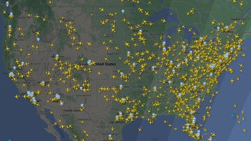 عدم اعلام علت دقیق فلج شدن سامانه هوایی آمریکا و از سرگیری تدریجی پروازها